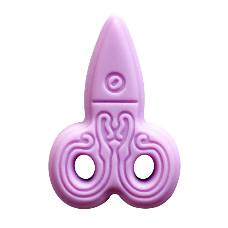 Wholesale 10PCS Creative Scissors DIY Silicone Beads